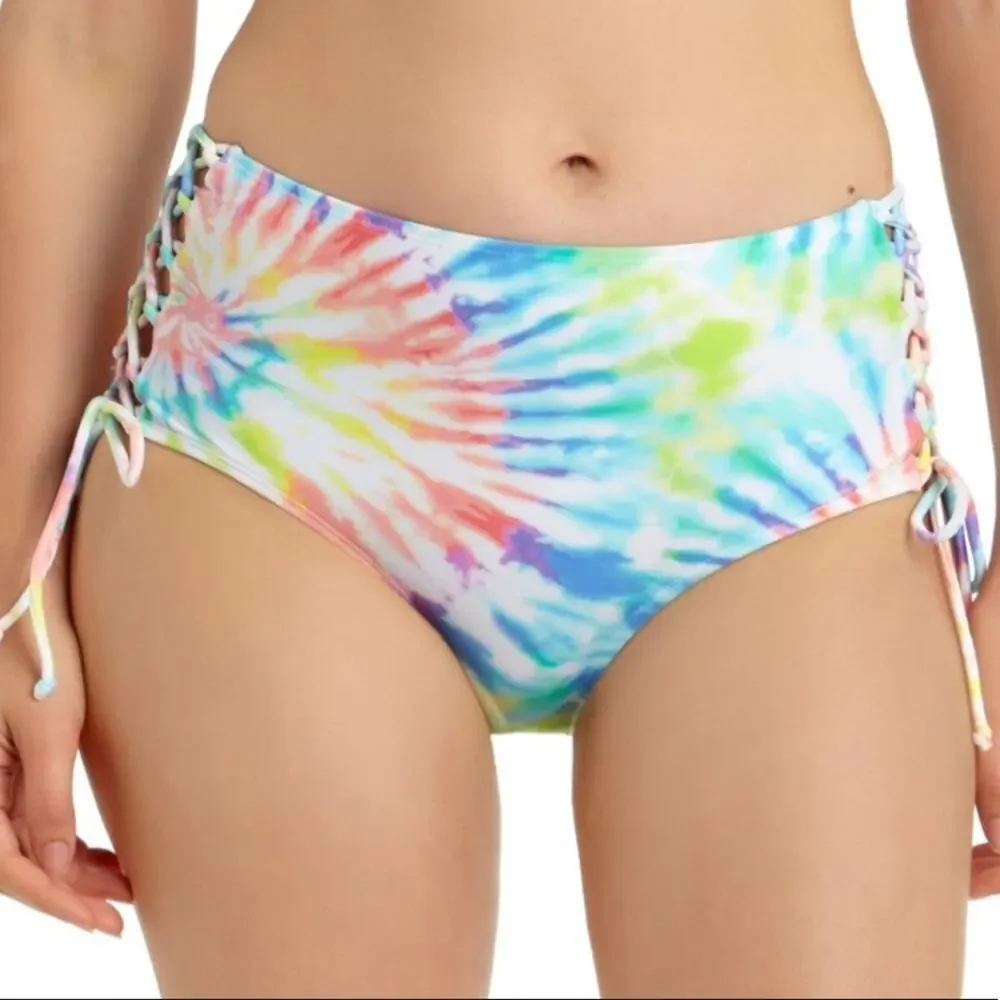 California Waves high waist bikini swim bottom